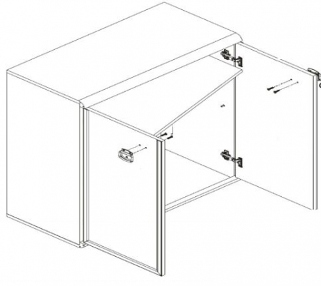 Тумба Индиана JKOM 2D/80 БРВ Украина, сосна аризонская