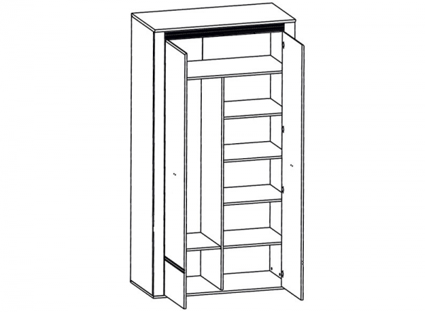 Шкаф Селена SZF2D Гербор