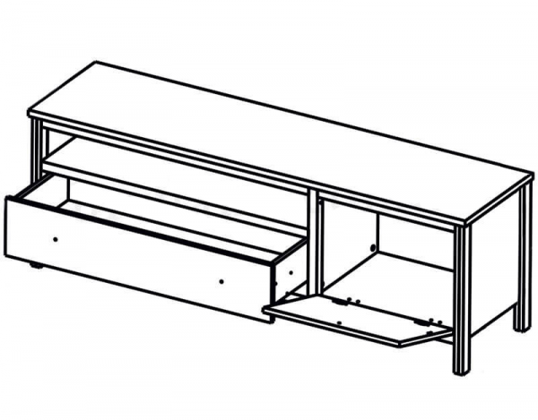 Тумба ТВ Чос RTV1S1D Гербор