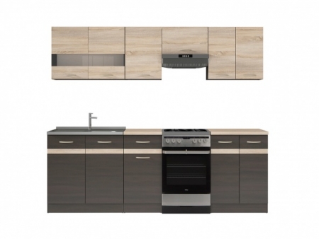 кухня junona line 230 brw дуб венге