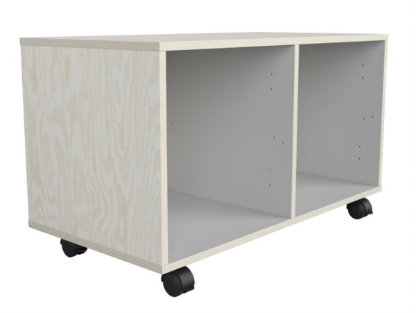 Тумба мобильная Stanford KTN, сосна iceland/светло-серый