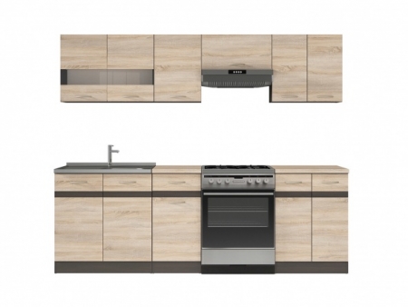 кухня junona line 240 brw дуб сонома