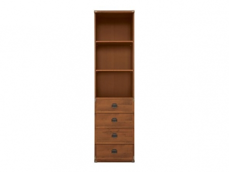 стеллаж indiana jreg4so/50 brw