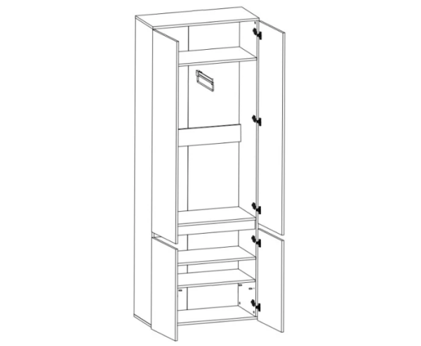 Шкаф Лондон SZF4D Гербор