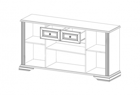 Комод Вайт 4D2S Гербор
