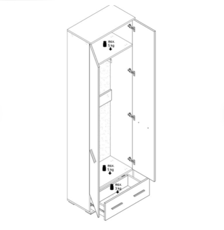 Шкаф Амбре Світ Меблів
