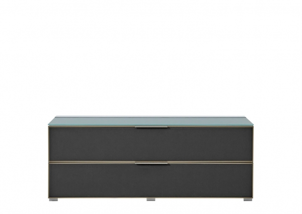 Тумба ТВ Median RTV2K/5/14, белый/белый глянец/антрацит