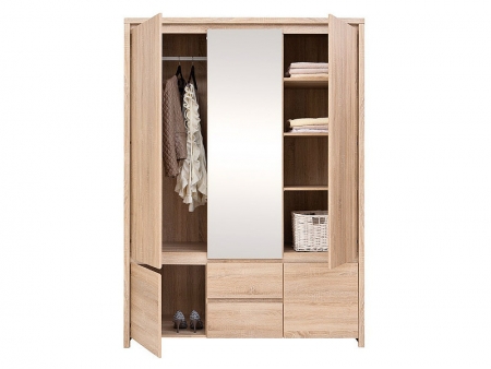 Шкаф Каспиан SZF5D2S БРВ Украина, дуб сонома