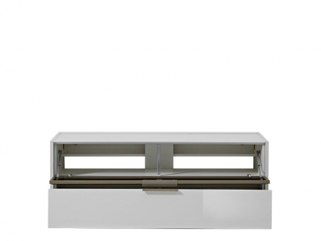 Тумба ТВ Median RTV1K1S/5/14, белый/белый глянец/антрацит