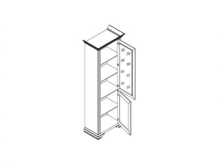 Витрина Вайт 1D1W Гербор