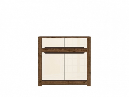 Комод Ruso KOM2D2S, дуб april/перламутровый глянец