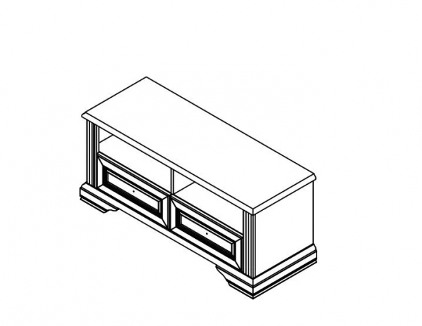 Тумба ТВ Вайт РТВ2S Гербор