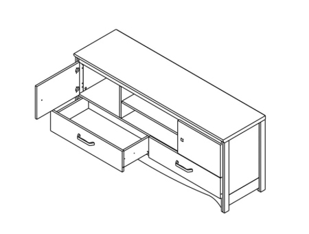 Тумба ТВ Дана RTV2D2S Гербор