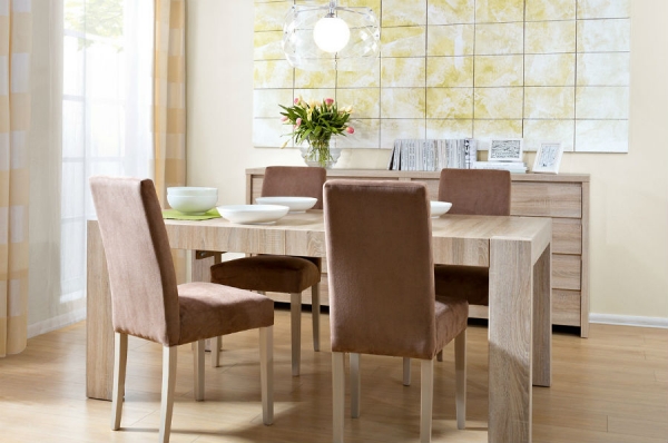 Столовая Kaspian, дуб сонома