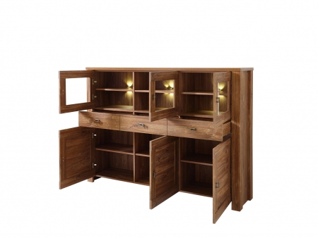 Буфет Brussel KOM3W3D3S/13/18, дуб стирлинг