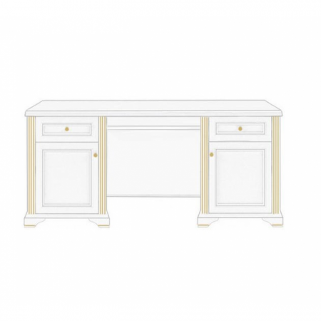 стол вайт 170 гербор золот