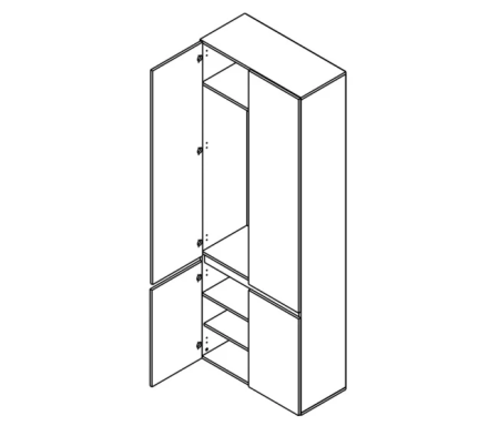 Шкаф Лондон SZF4D Гербор