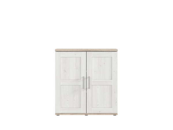 Тумба Romance KOM2D, лиственница sibu светлая/дуб санремо светлый