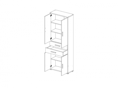 Пенал Офис Лайн REG4D2S/220 Гербор