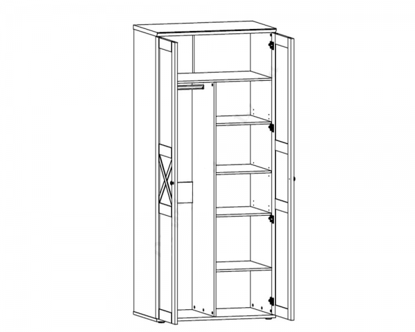 Шкаф Тина SZF2D Гербор