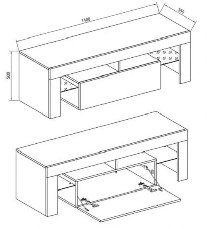 Тумба ТВ Моника Світ Меблів