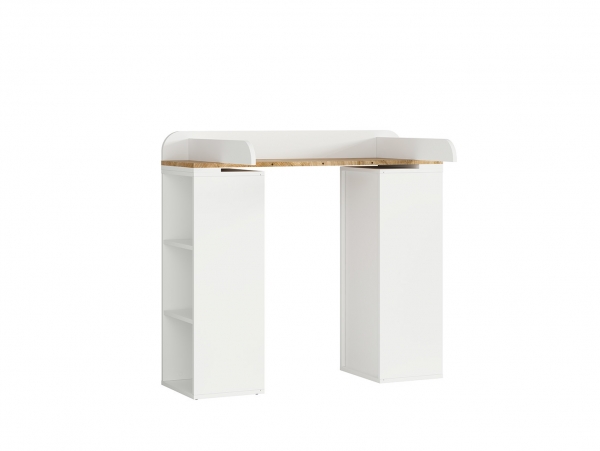 Стол пеленальный Dreviso Baby PRK, белый/дуб вестминстер/белый дуб