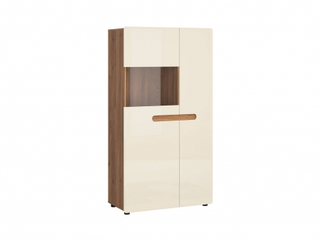 Витрина Indio REG1D1W, лиственница sibiu золотая, перламутр глянец