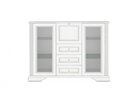 комод вайт гербор