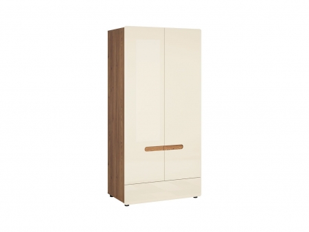 Шкаф Indio SZF2D1S, лиственница sibiu золотая, перламутр глянец