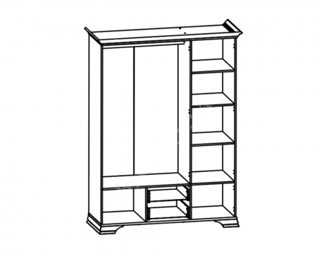 Шкаф Кентуки SZF5D2S БРВ Украина