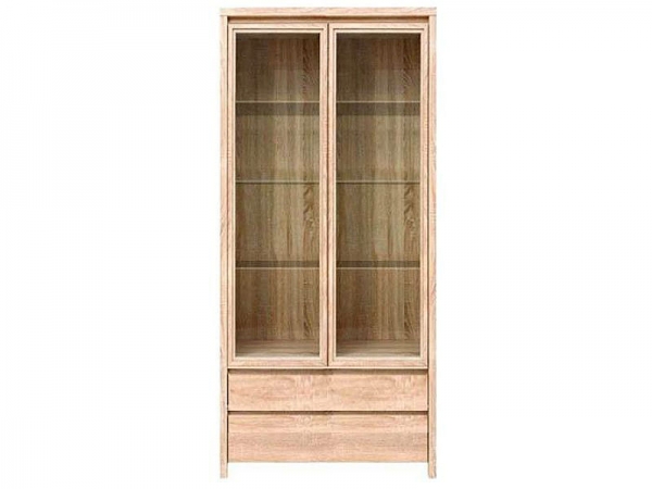 Витрина Каспиан REG2W2S БРВ Украина, дуб сонома