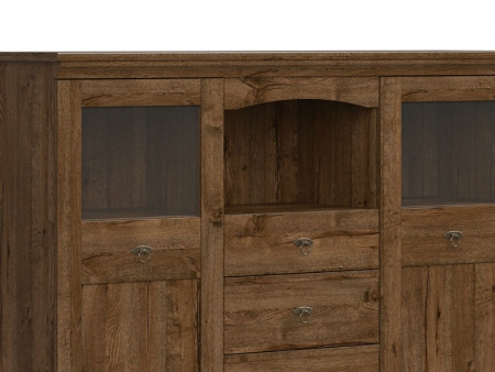 Буфет Patras KOM2W4S, дуб april