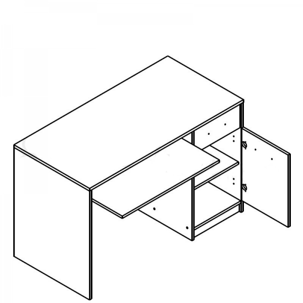 Стол письменный Непо  BIU120 Гербор
