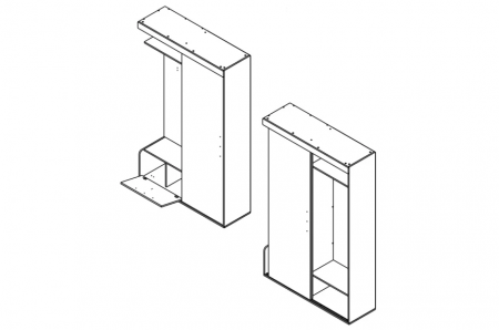 Прихожая Агата SZF130 Гербор