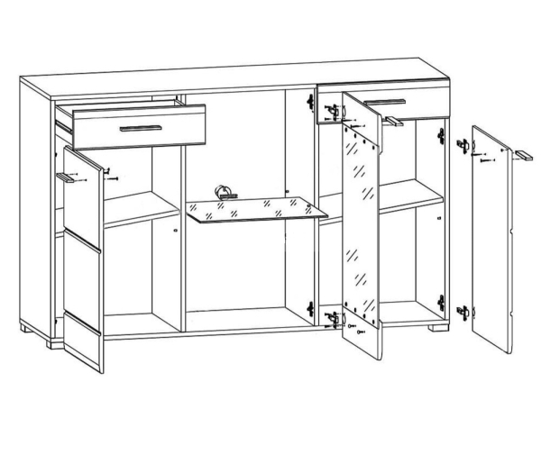 Комод Арктика  KOM1W2D2S ВМК-Украина