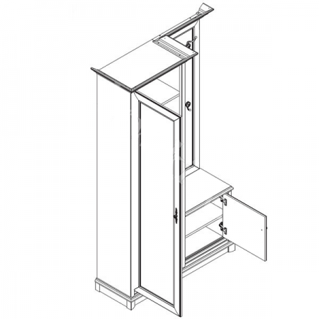 Прихожая Соната 110 L Гербор