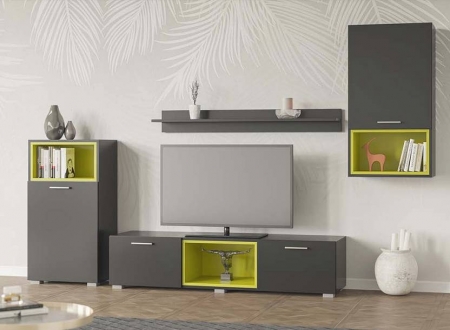 стенка в зал монтана свит меблив