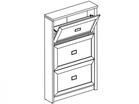 Тумба для обуви Коен 2 BUT3D БРВ Украина