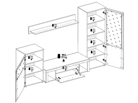 Стенка Остин 1